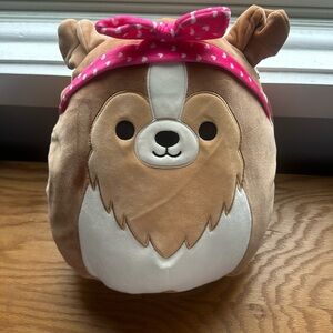 Squishmallows Kellytoy Plush Andres the Collie 12" NEW